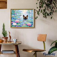 Load image into Gallery viewer, Cat Among Lilies