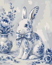 Load image into Gallery viewer, Paint by numbers kit Delft Bunny Figured'Art
