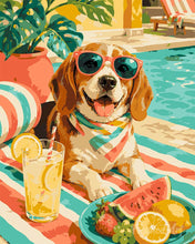 Load image into Gallery viewer, Paint by numbers kit Summer Wag Figured'Art