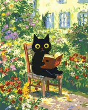 Load image into Gallery viewer, Paint by numbers kit Monet Garden Reader Figured'Art
