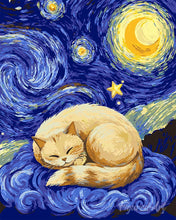 Load image into Gallery viewer, Paint by numbers kit Starry Night Dreams Figured'Art