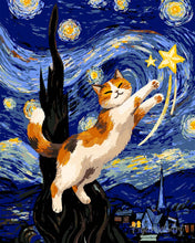 Load image into Gallery viewer, Paint by numbers kit Starry Night Wonder Figured'Art