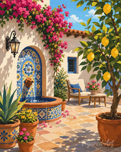 Load image into Gallery viewer, Paint by numbers kit Mediterranean Fountain Figured'Art