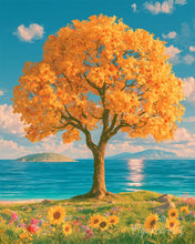 Load image into Gallery viewer, Paint by numbers kit Autumn by the Sea Figured'Art