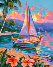 Load image into Gallery viewer, Paint by numbers kit Sailor's Paradise Figured'Art