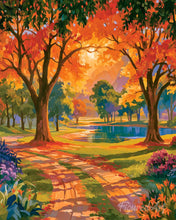 Load image into Gallery viewer, Paint by numbers kit Enchanted Autumn Path Figured'Art