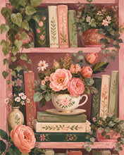 Load image into Gallery viewer, Paint by numbers kit Pages and Petals Figured'Art