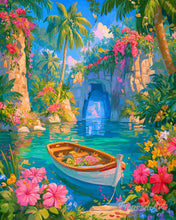 Load image into Gallery viewer, Paint by numbers kit Secret Lagoon Figured'Art