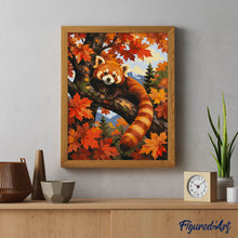 Load image into Gallery viewer, Red Panda in a Maple Tree