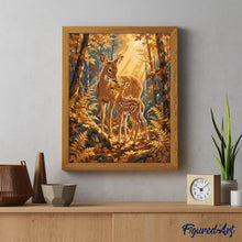 Load image into Gallery viewer, Doe and Fawn in the Clearing