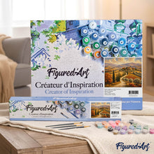 Load image into Gallery viewer, Tuscan Hills with Cypress Trees