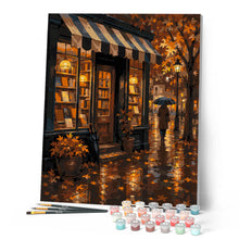 Load image into Gallery viewer, Rainy Autumn Bookshop