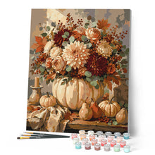 Load image into Gallery viewer, Floral Pumpkin Centerpiece