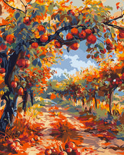Load image into Gallery viewer, Paint by numbers kit Red Apples on an Autumn Tree Figured'Art