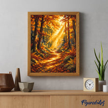 Load image into Gallery viewer, Forest Path with Sunbeams