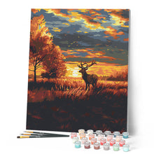 Load image into Gallery viewer, Majestic Stag at Autumn Sunset