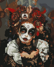 Load image into Gallery viewer, Paint by numbers kit Halloween fancy costume Figured'Art