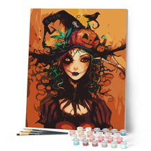 Load image into Gallery viewer, Halloween Witch Portrait