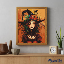 Load image into Gallery viewer, Halloween Witch Portrait