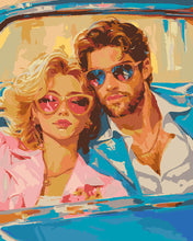 Load image into Gallery viewer, Paint by numbers kit Vintage Road Trip Love Figured'Art
