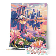 Load image into Gallery viewer, Singapore and Water Lilies
