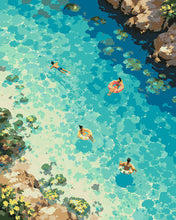 Load image into Gallery viewer, Paint by numbers kit Turquoise Paradise Figured'Art