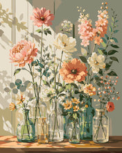Load image into Gallery viewer, Paint by numbers kit Wildflowers in Glass Figured'Art