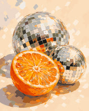 Load image into Gallery viewer, Paint by numbers kit Disco Orange Figured'Art
