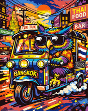 Load image into Gallery viewer, Paint by numbers kit Bangkok Tuk Tuk Figured'Art