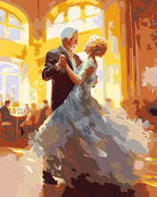 Load image into Gallery viewer, Paint by numbers kit Golden Years Waltz Figured'Art