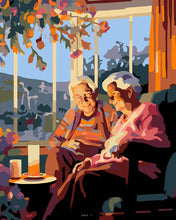 Load image into Gallery viewer, Paint by numbers kit Porch Evening Figured'Art