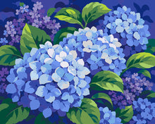 Load image into Gallery viewer, Paint by numbers kit Blue Hydrangea Figured'Art