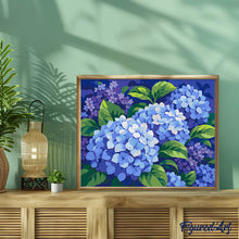 Load image into Gallery viewer, Blue Hydrangea