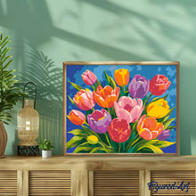 Load image into Gallery viewer, Colorful Tulip Bouquet