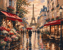 Load image into Gallery viewer, Paint by numbers kit Paris Street View Figured'Art