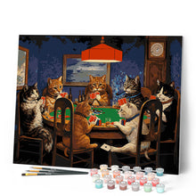 Load image into Gallery viewer, Cats Playing Poker