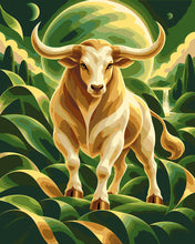 Load image into Gallery viewer, Paint by numbers kit for adults Taurus Cosmic Zodiac Figured'Art