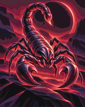 Load image into Gallery viewer, Paint by numbers kit Scorpio Cosmic Zodiac Figured'Art