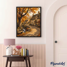 Load image into Gallery viewer, Autumn Village Path