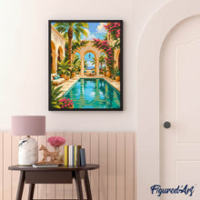Load image into Gallery viewer, Mediterranean Pool Paradise
