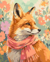 Load image into Gallery viewer, Paint by numbers kit Fox Among Blossoms Figured'Art