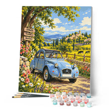 Load image into Gallery viewer, Citroën 2CV on the Vineyard