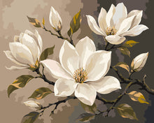 Load image into Gallery viewer, Paint by numbers kit Magnolia Elegance Figured'Art