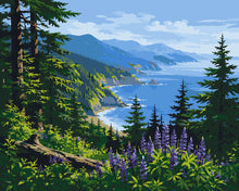 Load image into Gallery viewer, Paint by numbers kit Wildflowers by the Coast Figured'Art