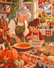 Load image into Gallery viewer, Paint by numbers kit Baking with Grandma Figured'Art