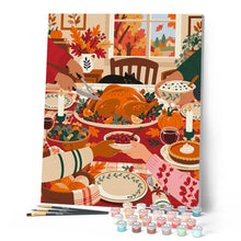 Load image into Gallery viewer, Gathered for Thanksgiving Dinner