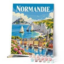 Load image into Gallery viewer, Travel Poster Spring in Normandie