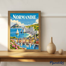 Load image into Gallery viewer, Travel Poster Spring in Normandie