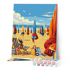 Load image into Gallery viewer, Deauville Beach Normandie