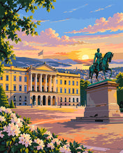 Load image into Gallery viewer, Paint by numbers kit Norwegian Royal Palace Figured'Art